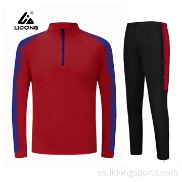 Entrenamiento personalizado y jogging wear sport traje de traje de pista